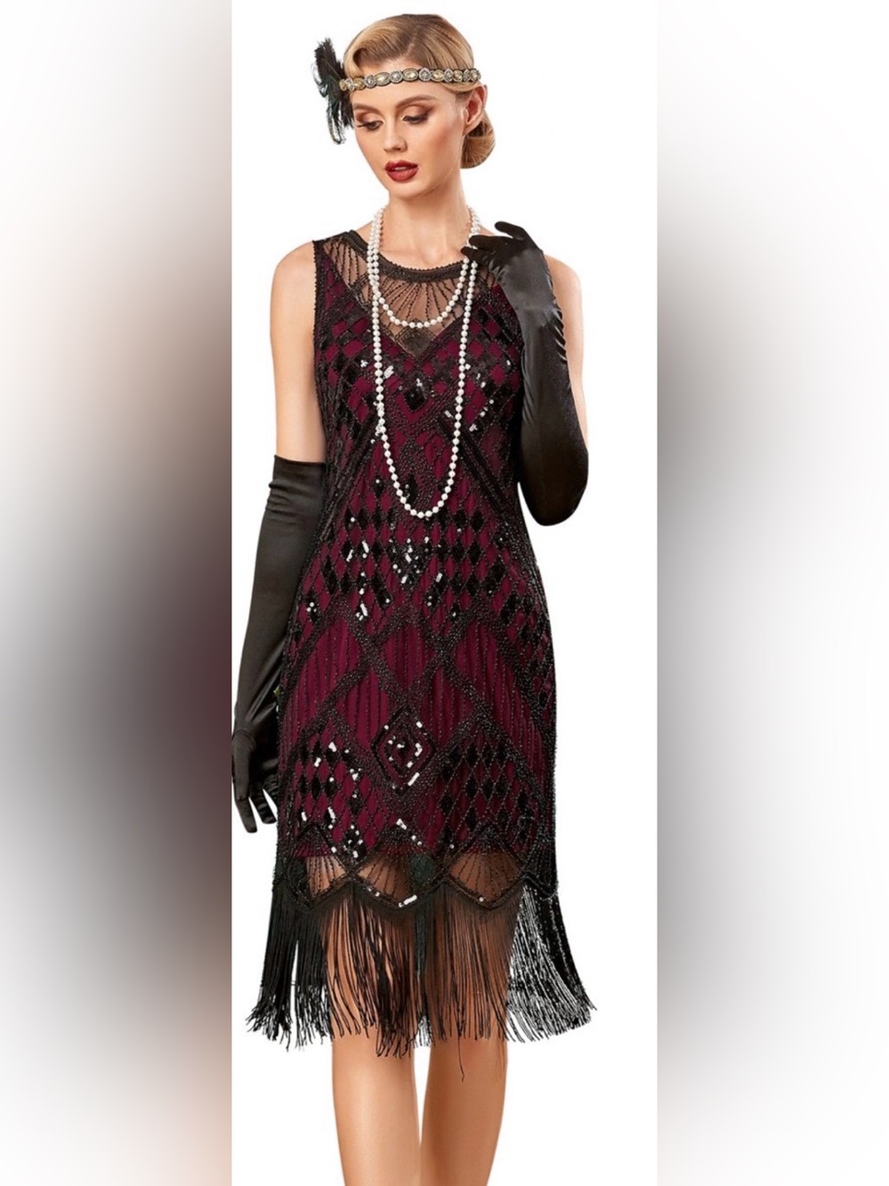 Elegant 1920 flapper dresses for women, hand wash only, vintage dress